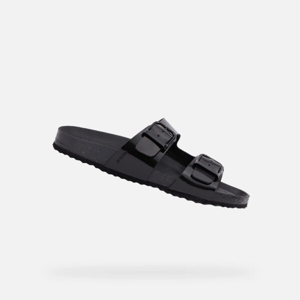 Black women's slippers Geox Brionia R - Women's