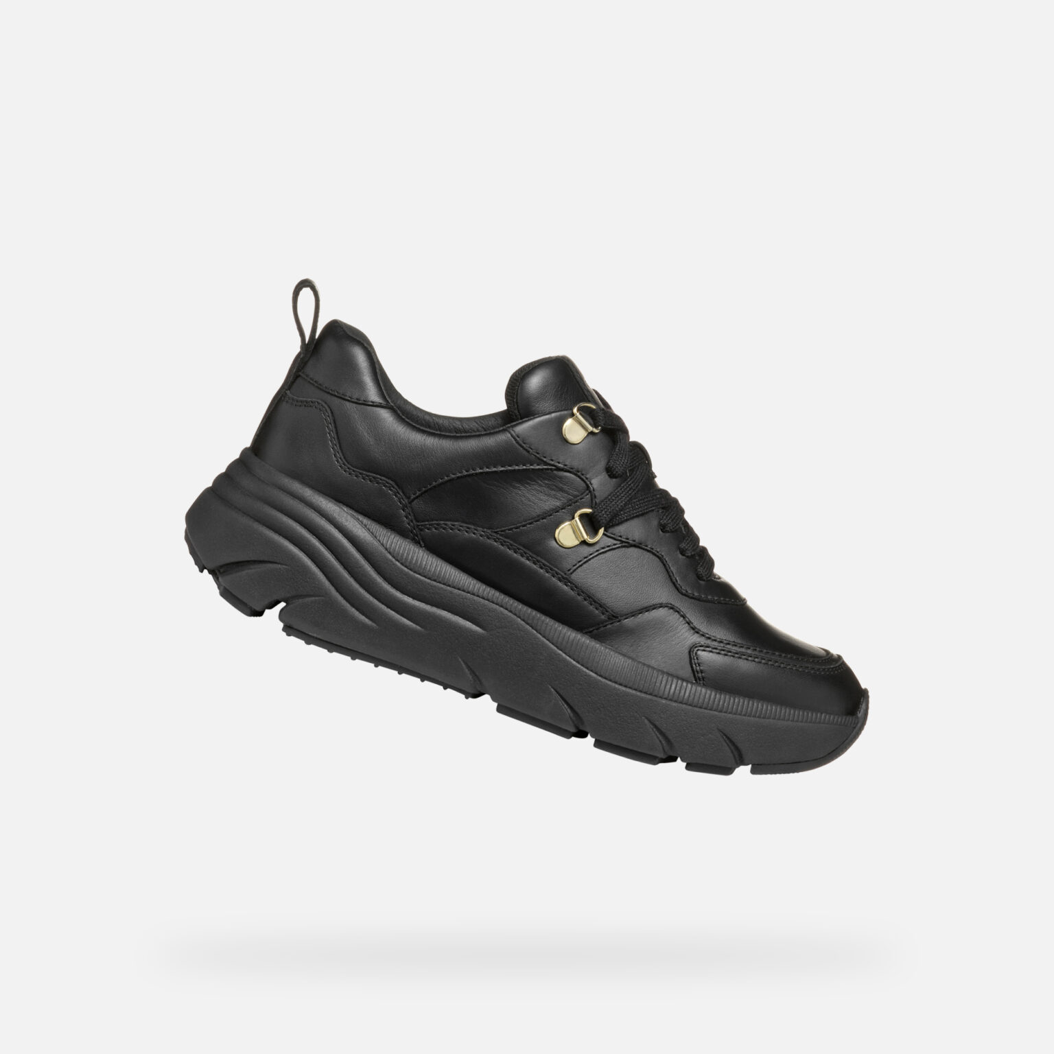 Black women's sneakers Geox Diamanta - Women's