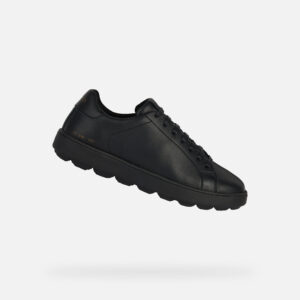 Black women's sneakers Geox Spherica ECUB-1 - Women's