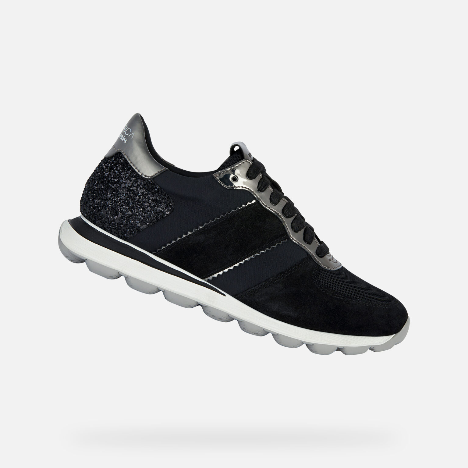 Black women's sneakers Geox Spherica Vseries - Women's