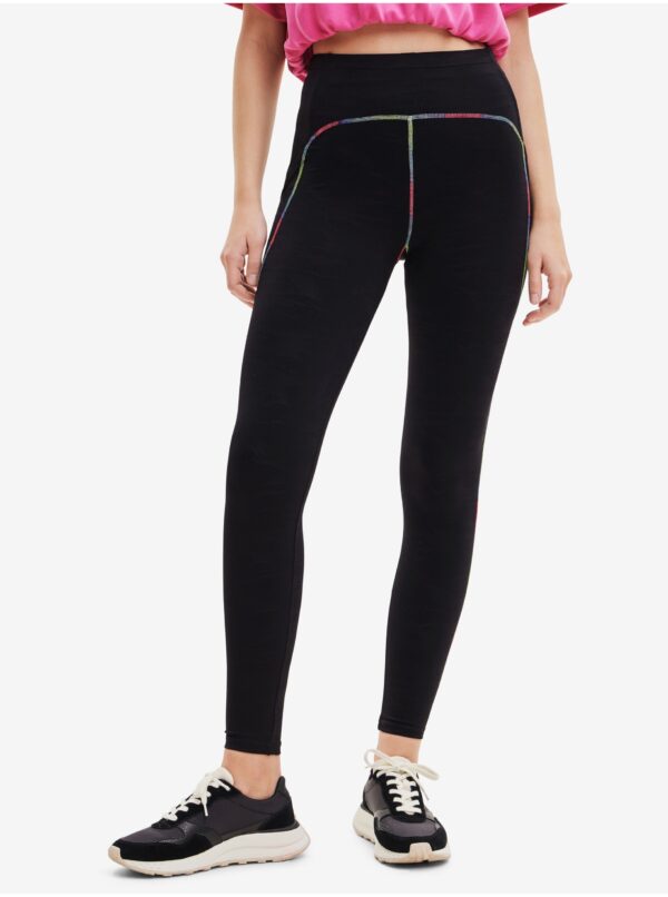 Black women's sports leggings Desigual Blaki - Women's