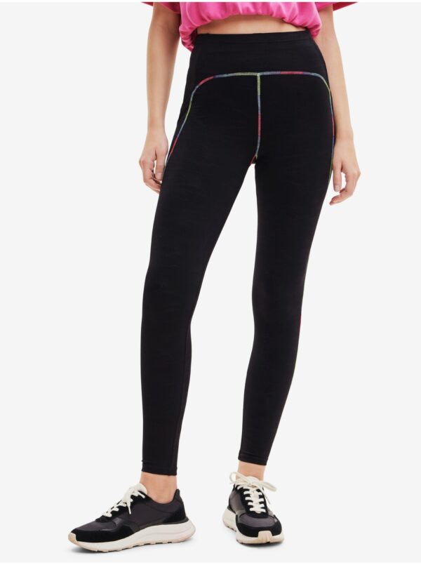 Black women's sports leggings Desigual Blaki - Women's