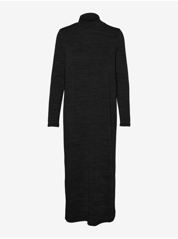 Black women's sweater dress VERO MODA Katie - Women