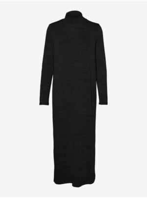 Black women's sweater dress VERO MODA Katie - Women