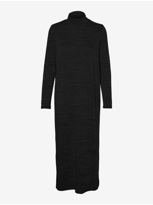 Black women's sweater dress VERO MODA Katie - Women