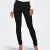 Black women's trousers in suede finish ONLY Jo - Women