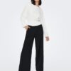 Black women's wide trousers JDY Vincent - Women's