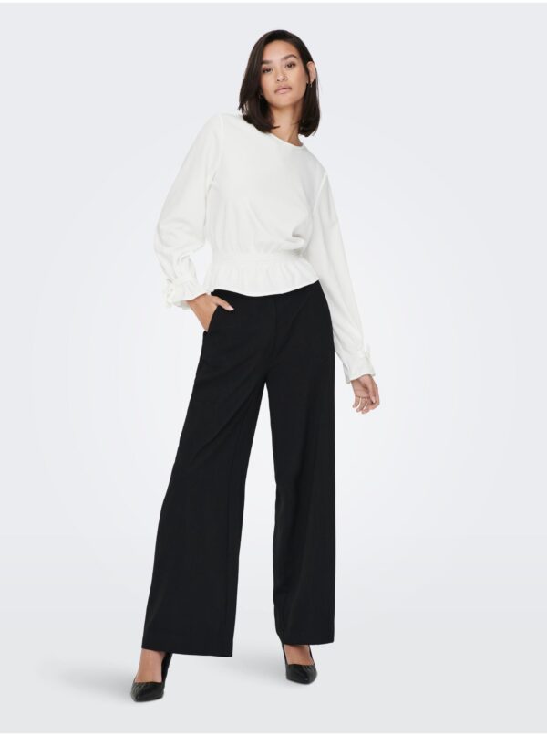 Black women's wide trousers JDY Vincent - Women's