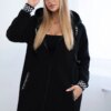 Black zip-up hoodie