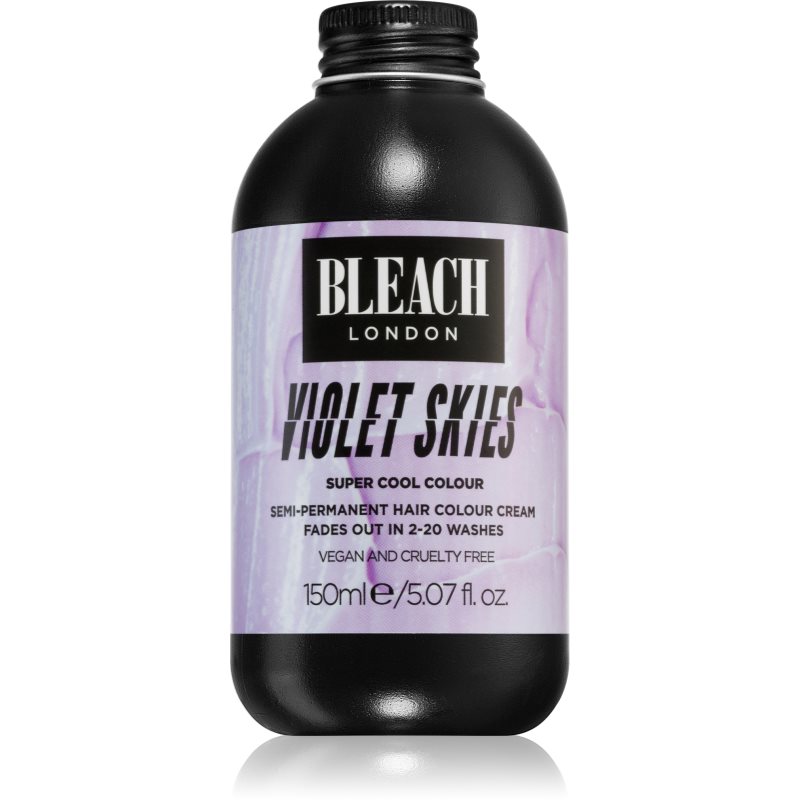 Bleach London Super Cool féltartós hajfesték árnyalat Violet Skies 150 ml-Ár