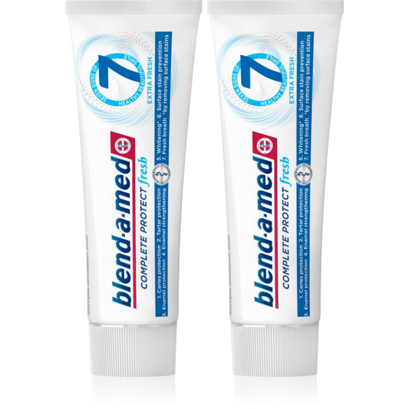 Blend-a-med Protect 7 Extra Fresh fogkrém a friss lehelletért 2x75 g-Ár