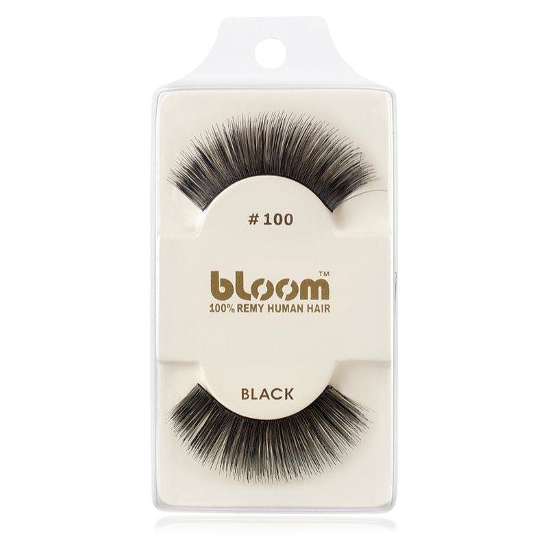 Bloom Natural ragasztható műszempilla természetes hajból No. 100 (Black) 1 cm-Eredeti