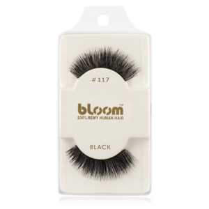 Bloom Natural ragasztható műszempilla természetes hajból No. 117 (Black) 1 cm-Eredeti