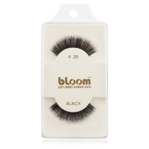 Bloom Natural ragasztható műszempilla természetes hajból No. 20 (Black) 1 cm-Eredeti