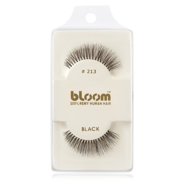 Bloom Natural ragasztható műszempilla természetes hajból No. 213 (Black) 1 cm-Eredeti