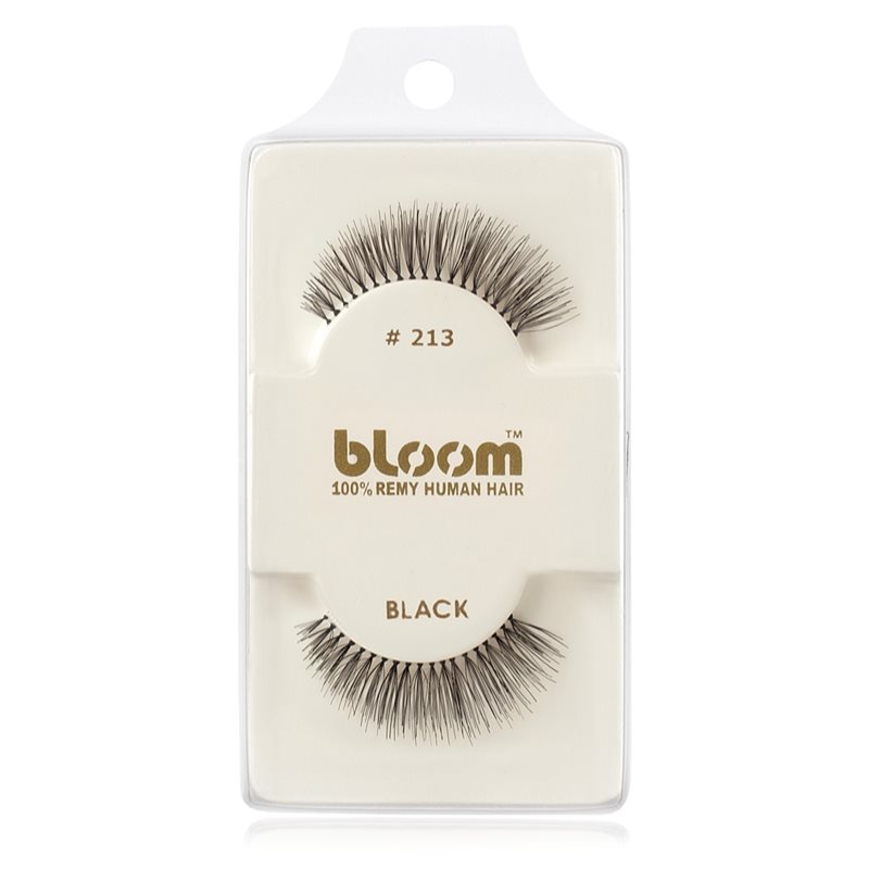Bloom Natural ragasztható műszempilla természetes hajból No. 213 (Black) 1 cm-Eredeti