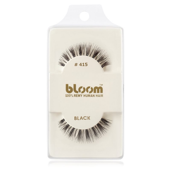 Bloom Natural ragasztható műszempilla természetes hajból No. 415 (Black) 1 cm-Eredeti