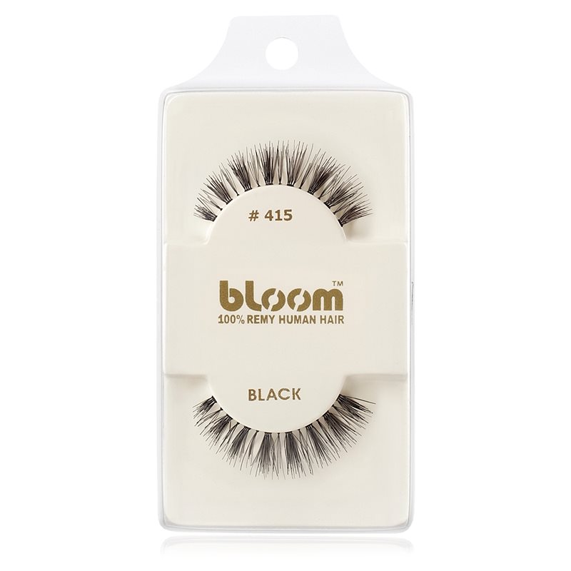 Bloom Natural ragasztható műszempilla természetes hajból No. 415 (Black) 1 cm-Eredeti