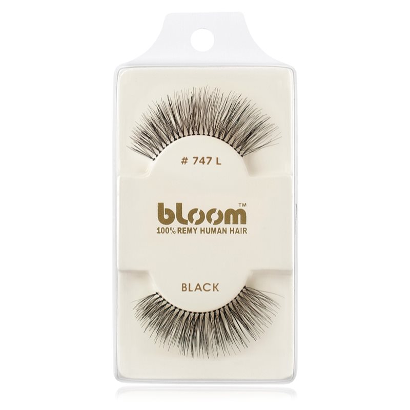 Bloom Natural ragasztható műszempilla természetes hajból No. 747L (Black) 1 cm-Eredeti