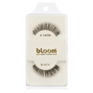 Bloom Natural ragasztható műszempilla természetes hajból No. 747M (Black) 1 cm-Eredeti