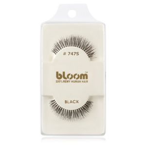 Bloom Natural ragasztható műszempilla természetes hajból No. 747S (Black) 1 cm-Eredeti