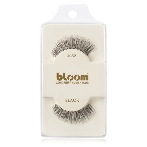 Bloom Natural ragasztható műszempilla természetes hajból No. 82 (Black) 1 cm-Eredeti