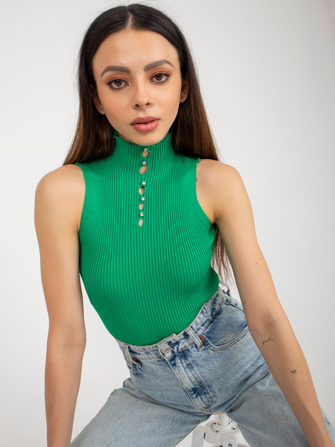 Blouse-BA-BZ-2301.00P-green