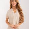 Blouse-D60103F11204A-beige