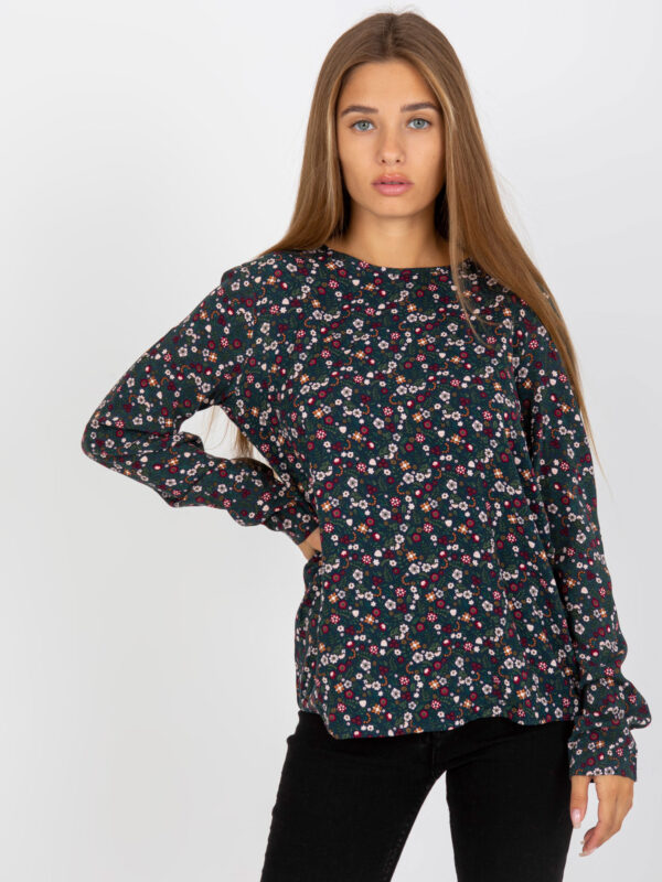 Blouse-D73771M10971AEN-dark blue