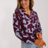 Blouse-D73771M11186A-burgundy