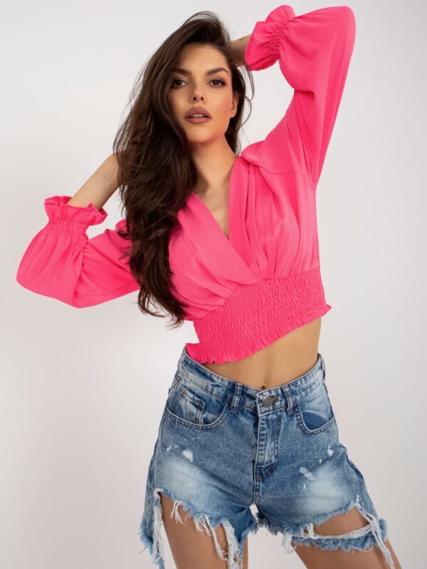 Blouse-DHJ-BZ-13866.92P-fluo pink