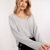 Blouse-DHJ-BZ-19238.26-light gray