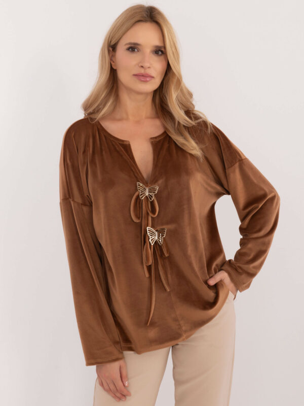 Blouse-DHJ-BZ-19916.03P-light brown