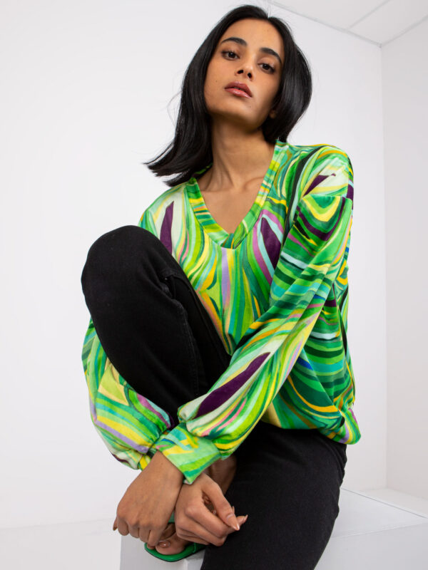 Blouse-DHJ-BZ-6033.21P-light green
