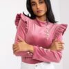 Blouse-DHJ-BZ-6533A.44P-dark pink