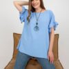 Blouse-DHJ-BZ-8336.04-light blue