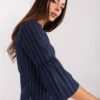 Blouse-LK-BZ-506434.33P-navy blue