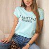 Blouse Limited edition mint+black