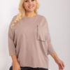 Blouse-RV-BZ-9088.53P-dark beige