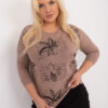 Blouse-RV-BZ-9182.14-dark beige