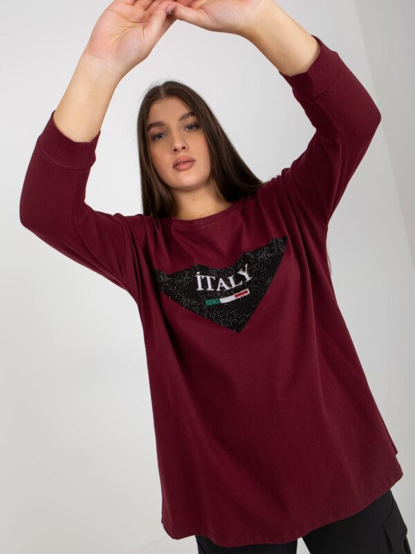 Blouse-VI-BZ-2911.82P-dark purple