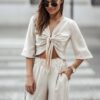Blouse beige Cocomore cmgBL1437.R12
