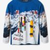 Blue Boys Patterned T-Shirt Desigual Javier - Boys