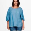 Blue Denim Blouse ONLY CARMAKOMA - Women