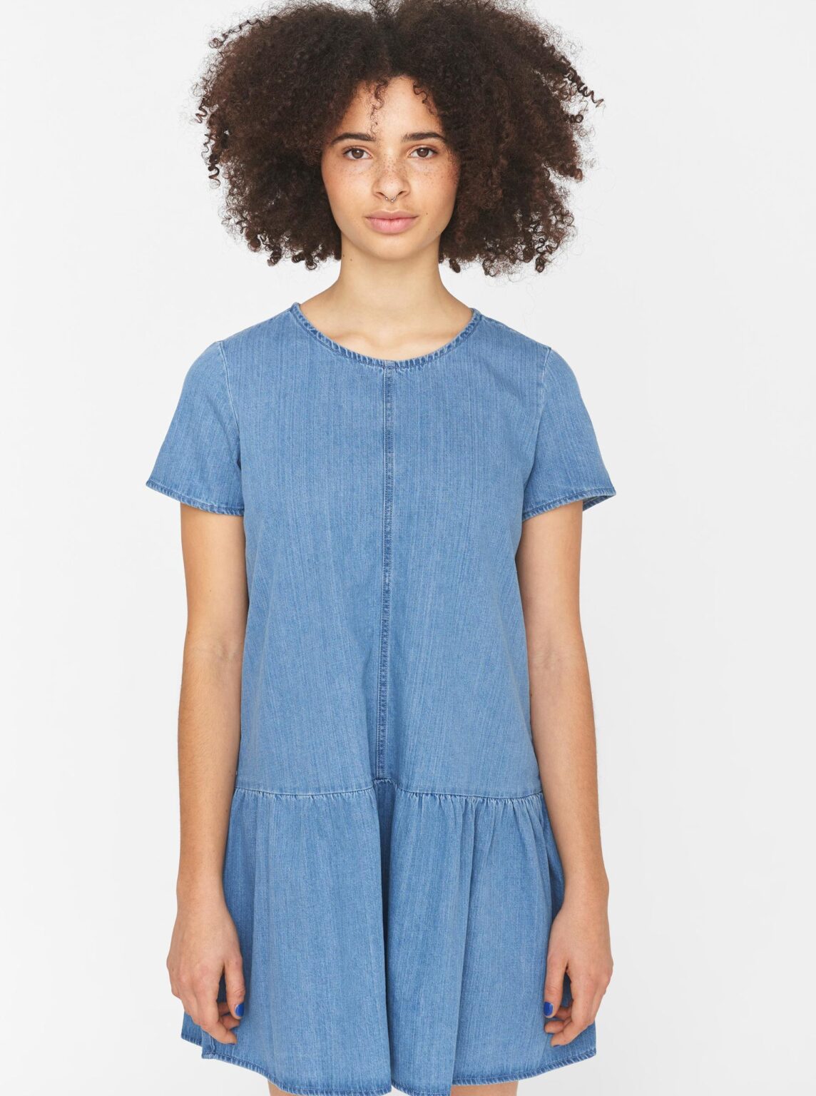 Blue Denim Dress Noisy May Emilia - Women