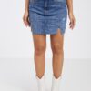 Blue Denim Skirt Noisy May April - Women