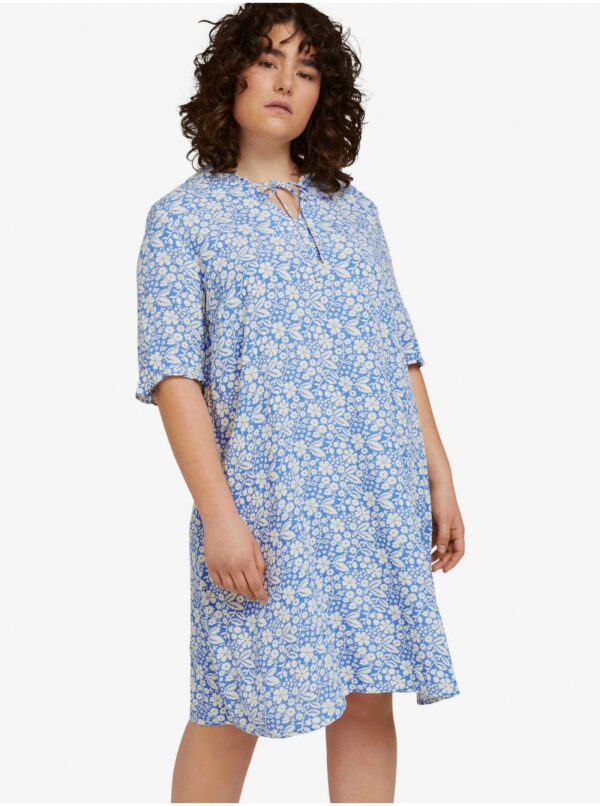 Blue Floral Dress Tom Tailor - Women
