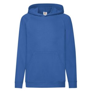 Blue Fruit of the Loom Kids Hoodie
