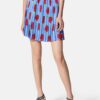Blue Ladies Floral Pleated Skirt Versace Jeans Couture - Women