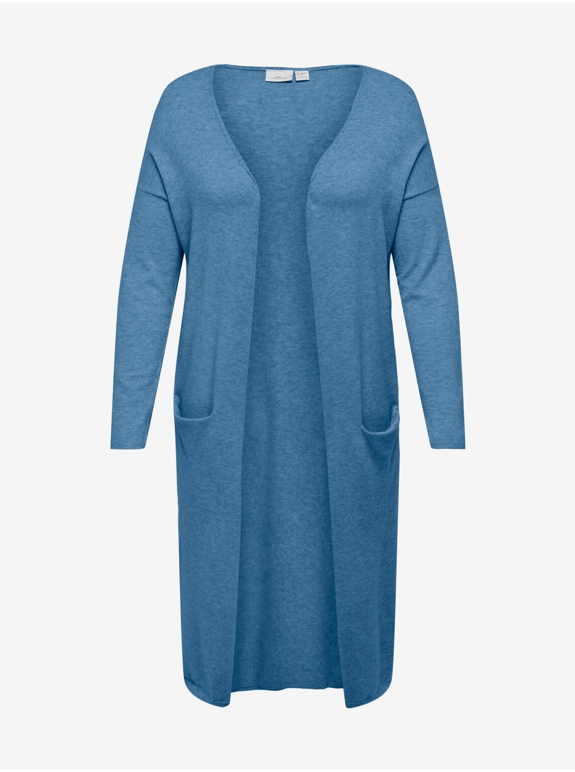 Blue Ladies Long Cardigan ONLY CARMAKOMA Esly - Ladies